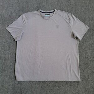 PGA Tour Shirt Mens 2XL Gray‎ Athletic Golf Performance Stretch Crewneck Tee